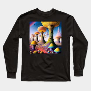 Shroom Fantasy Dream Worlds 9 Long Sleeve T-Shirt